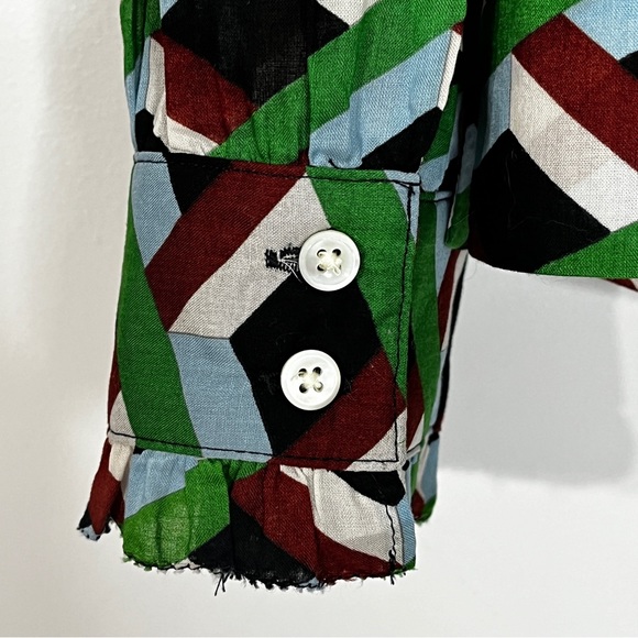 NWT J. Crew Ratti Diamond Off-The-Shoulder Top - Picture 5 of 9